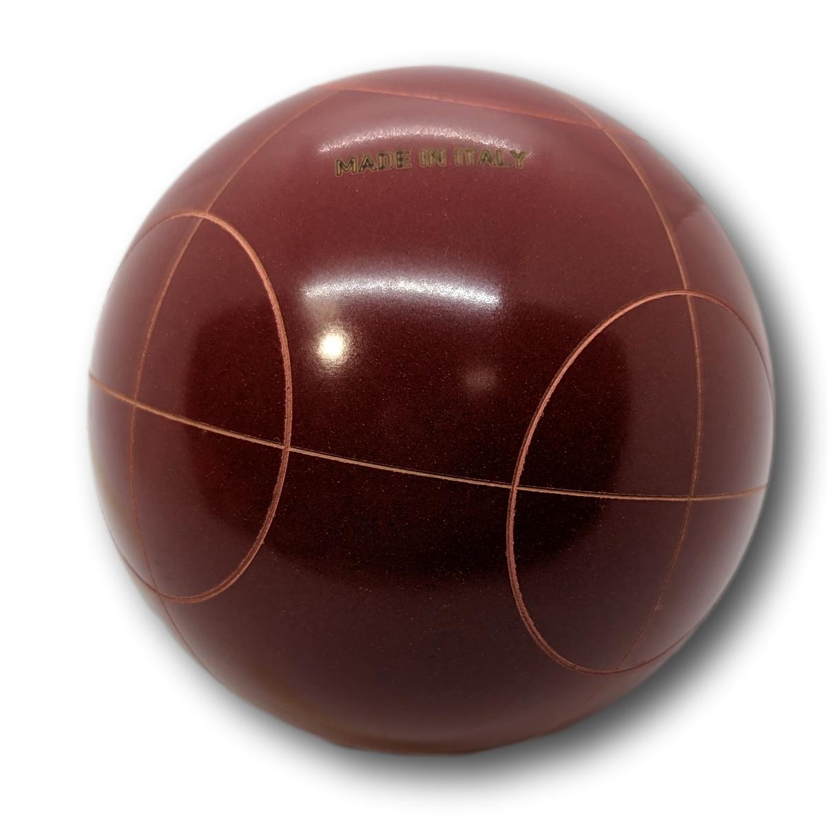 Super Martel Solid Color Bocce Ball Set 107mm Made in Italy - Playaboule