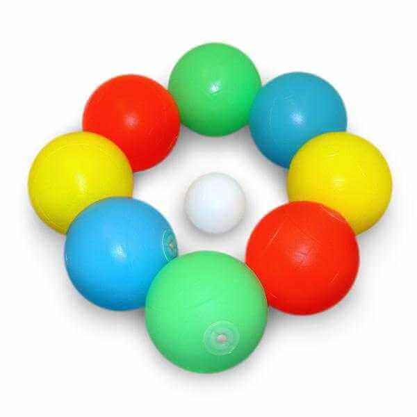 Playaboule 85mm Travel Edition Lighted Bocce Ball Set Patented V4 Plugs - Playaboule
