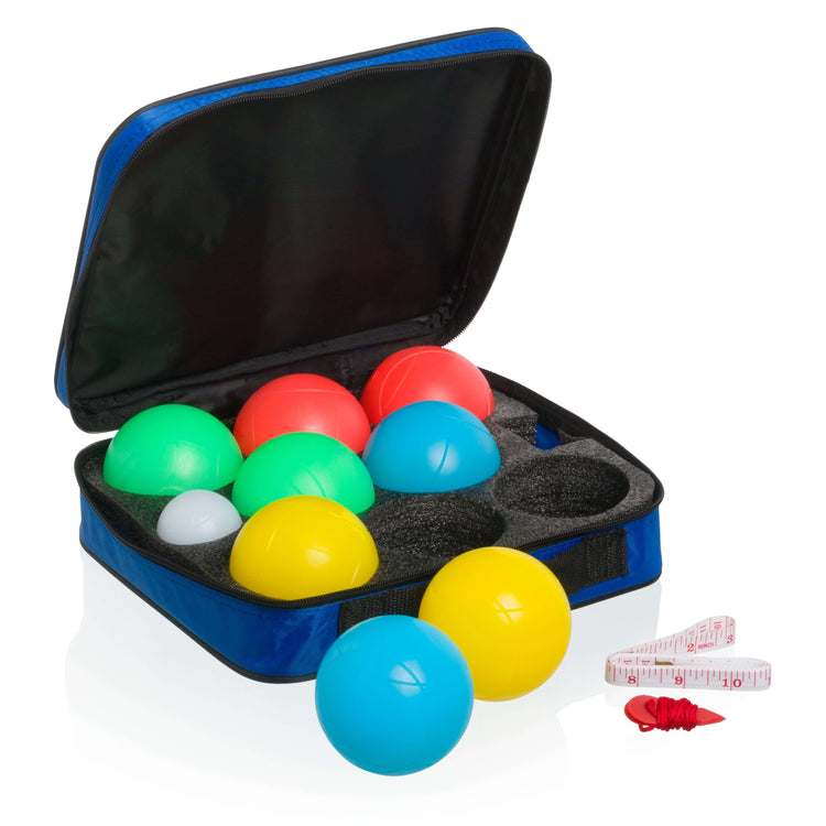 Playaboule Glow LED 85mm Travel Edition Lighted Bocce Ball Set Patented V4 Plugs | Playaboule