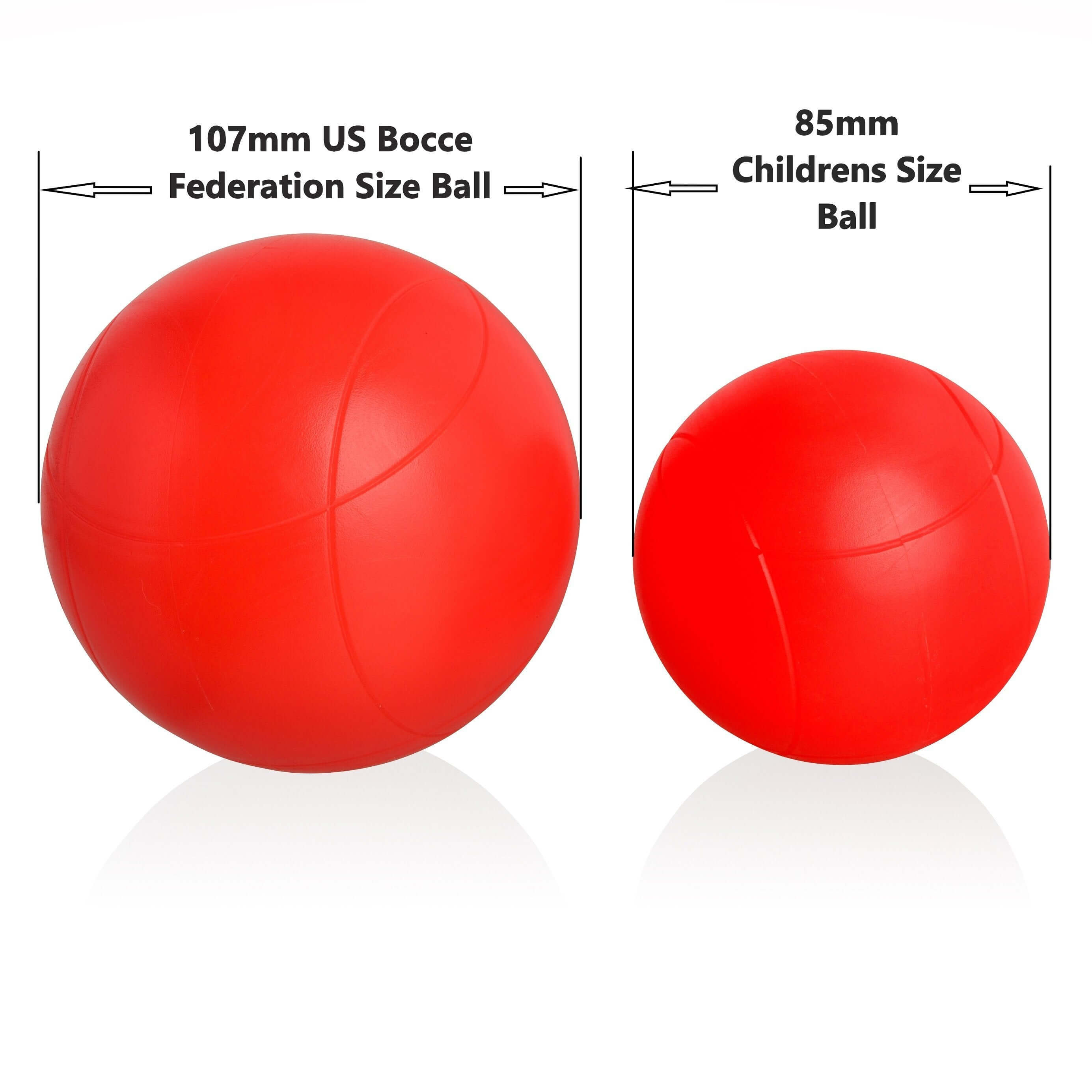 Playaboule NEW Ultimate Patented 4 Color Lighted Bocce Set 107mm Li-ion *V5* Plugs