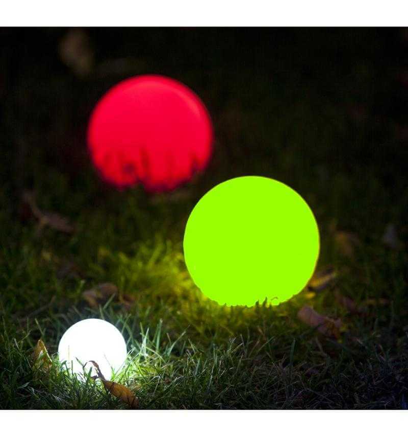 Playaboule Patented 2 Color Lighted Bocce Set Glow (LED) 107mm V4 Plugs - Playaboule